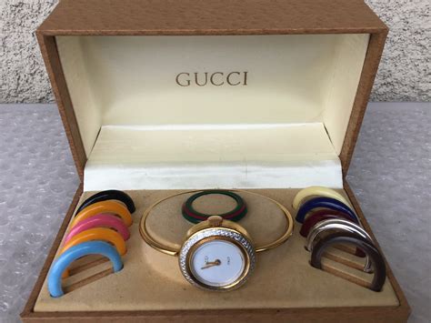 gucci cuff bangle|vintage gucci bangle bezel watch.